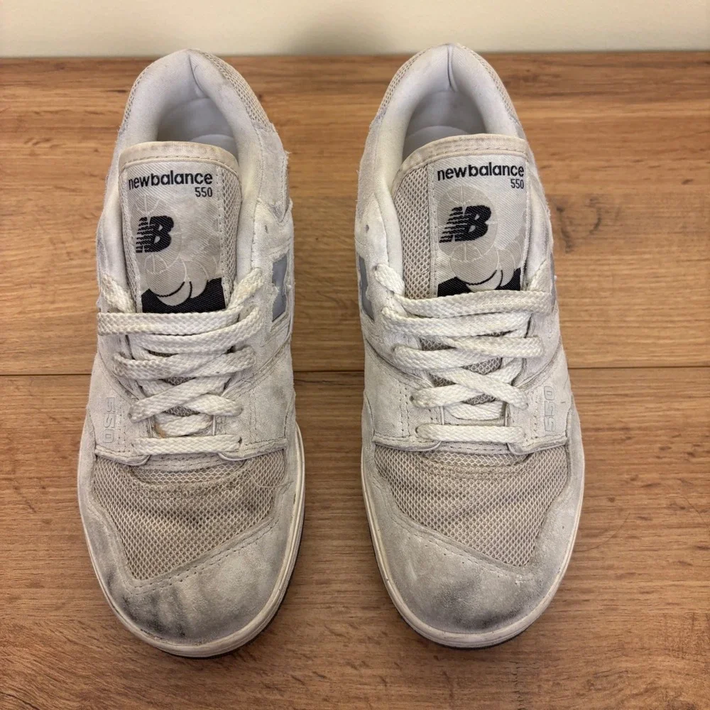 NEW BALANCE 550 Sneakers Womens Size 7.5 Light Grey Streetwear Comfort BBW550HD‎